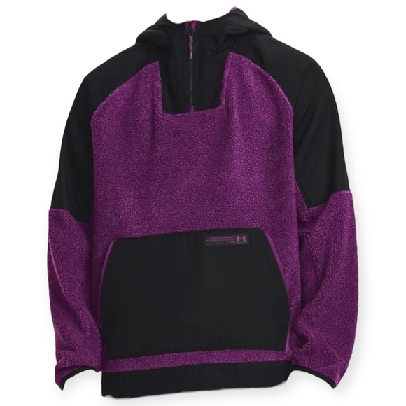 UNDER ARMOUR S M L XL Mission Boucle Anorak Hoodie Jacket Rivalry (514) Zip - Picture 7 of 12